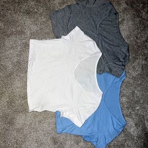 Set of 3 SHEIN cropped tees